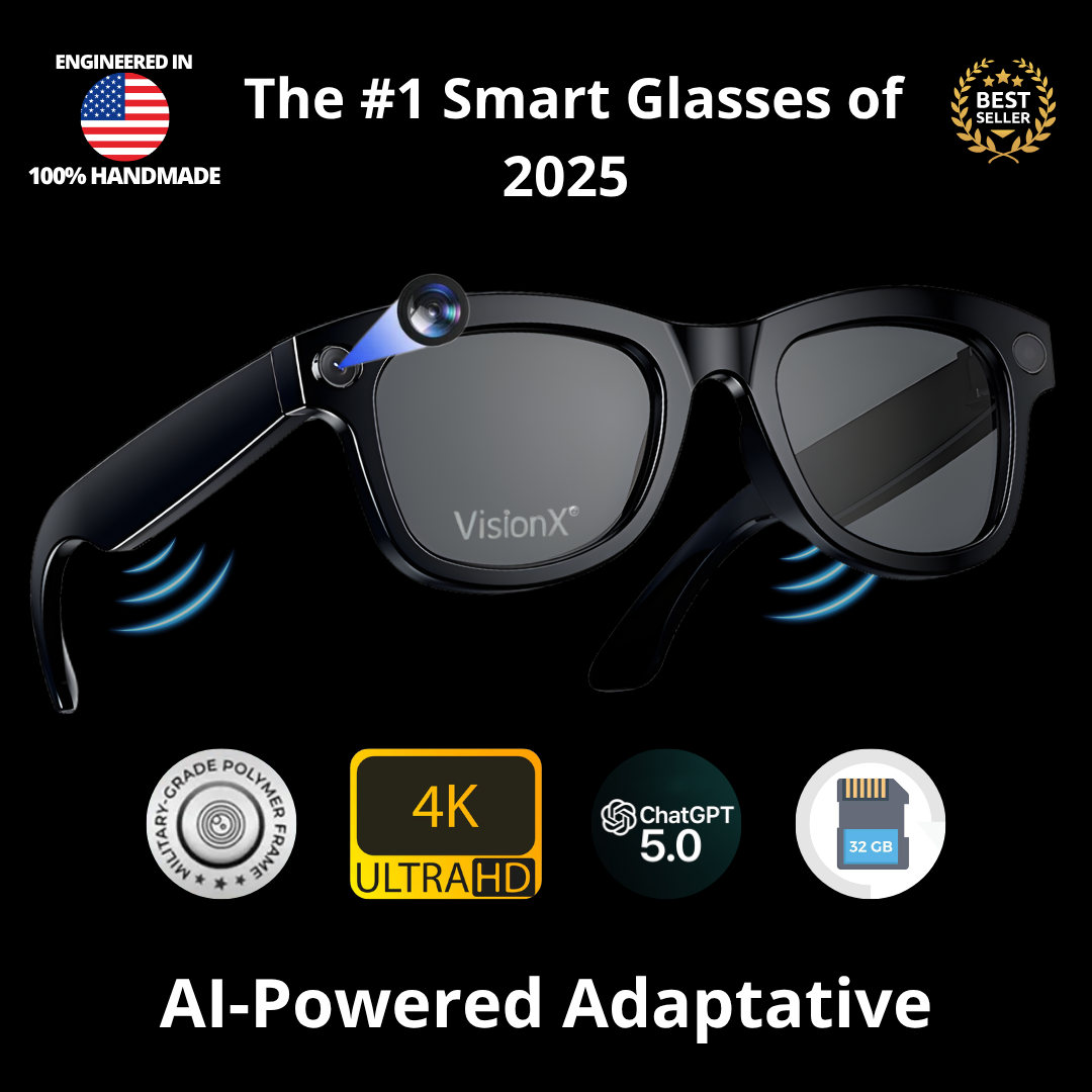 VisionX® Pro- AI Powered Smart Glasses