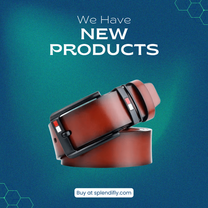 Eclipse Gradient Leather Belt