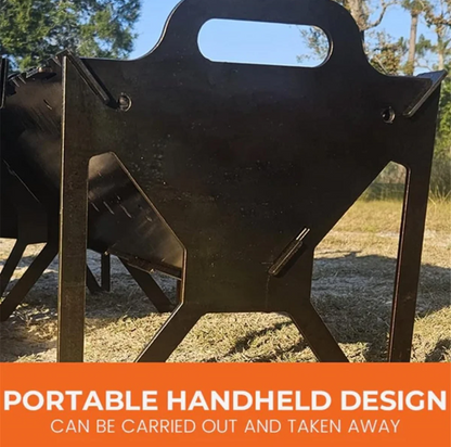 💥Slot Grill - Collapsible BBQ Grill for Easy Storage Steel