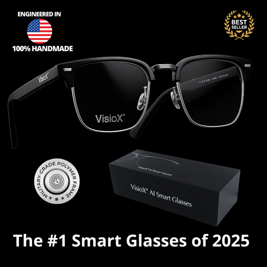 VisioX® Pro- AI Powered Smart Glasses
